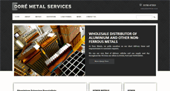 Desktop Screenshot of doremetals.co.uk